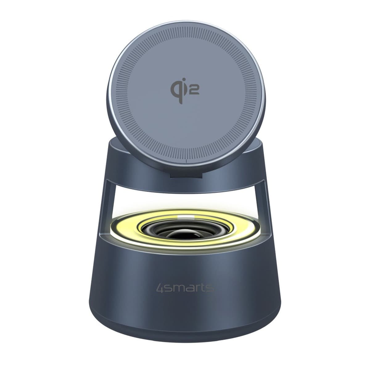 4smarts 541327 Bezprzewodowa ładowarka Qi2 3w1 USB-C 30W Szara