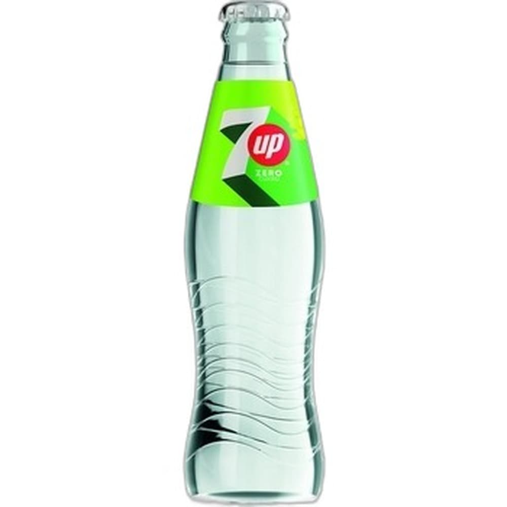7UP Napój gazowany o smaku cytrynowo - limonkowym zero cukru 200ml