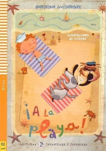 A la playa! + CD audio - książka do nauki języka hiszpańskiego dla dzieci