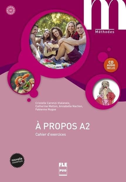 Zeszyt ćwiczeń do francuskiego A propos A2 z płytą CD