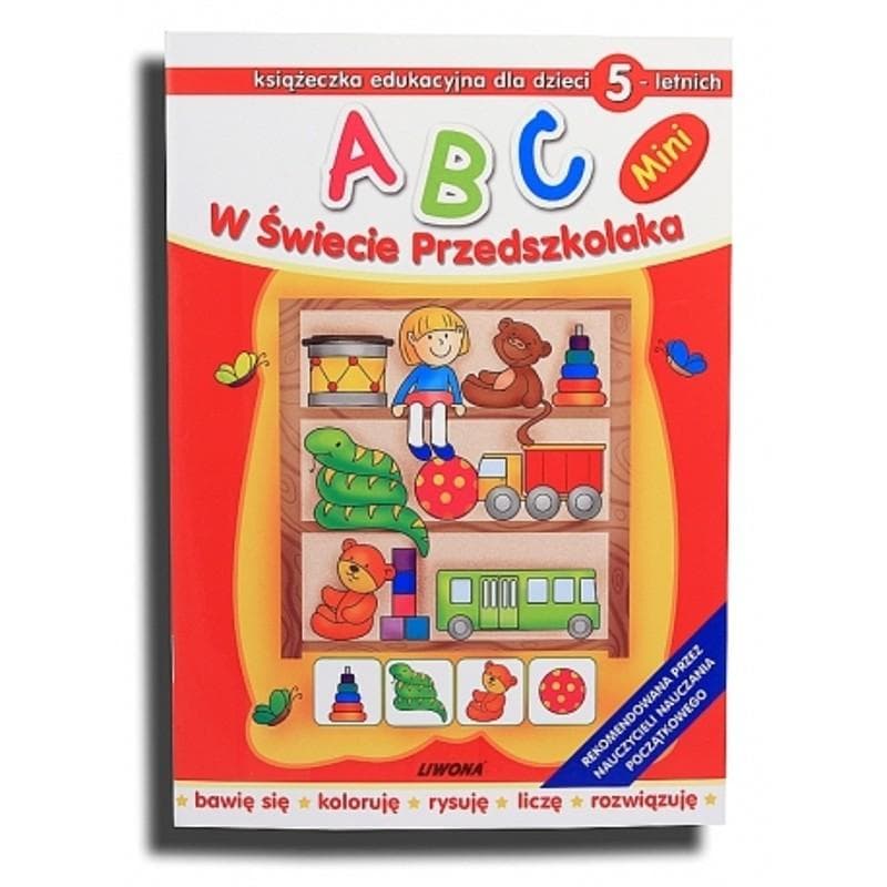 Liwona ABC w świecie przedszkolaka Książeczka MINI 5L