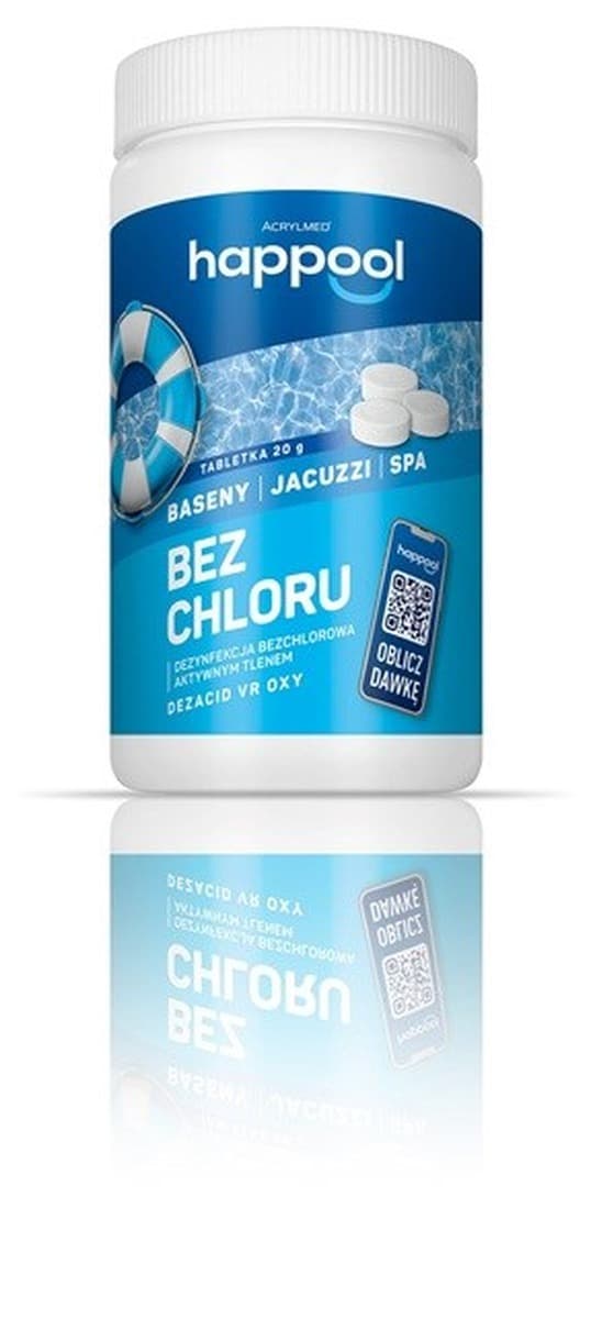 Acrylmed Dezacid VR OXY Tabletki Tlenowe do Dezynfekcji Wody Basenowej 0,4kg