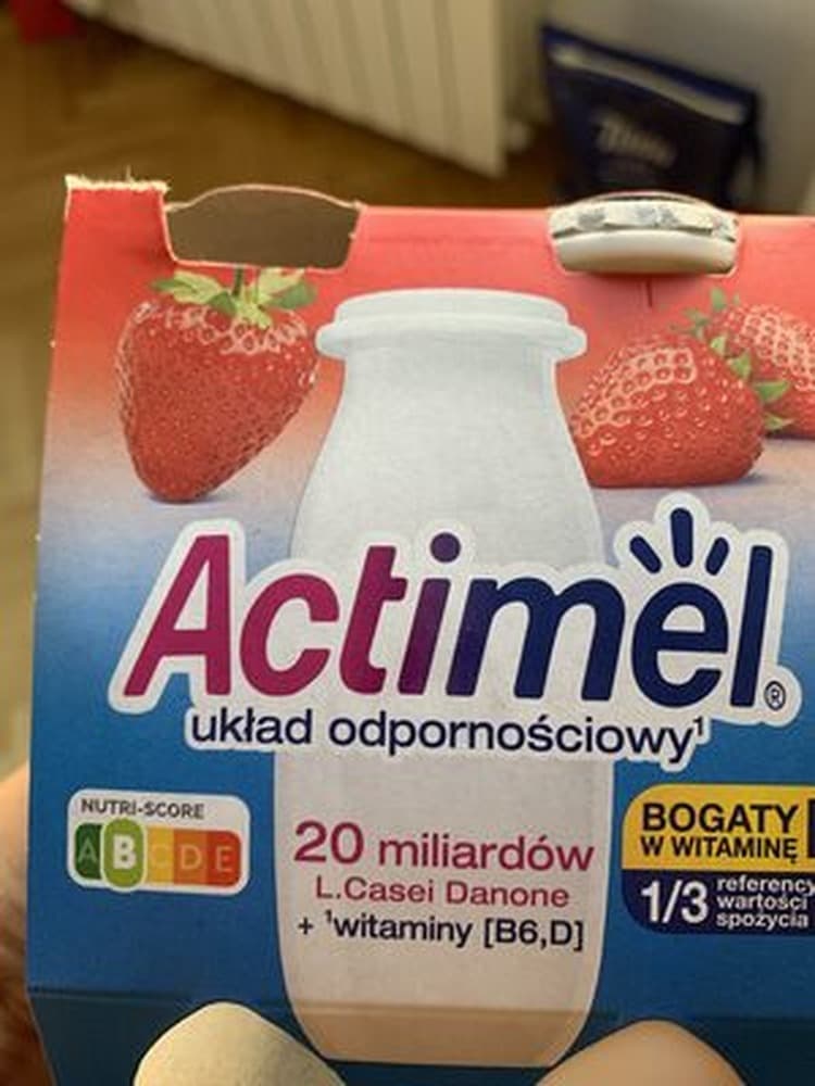 Actimel Truskawka 4x100g
