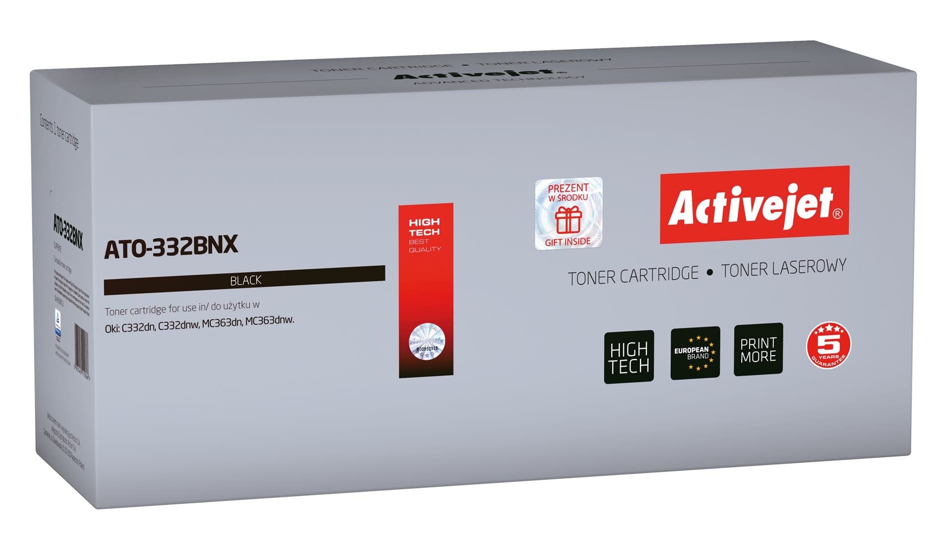 Activejet Toner zamiennik OKI 46508712 Supreme 3500 stron czarny