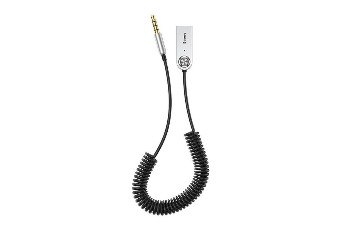 Adapter Baseus USB - Jack 3,5 mm czarny 0,5 m