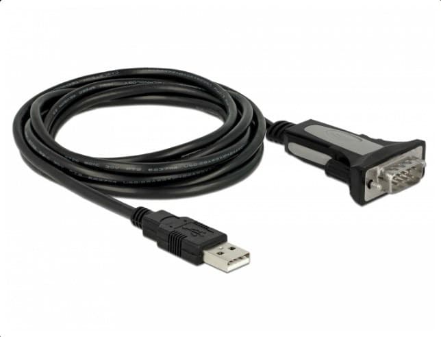 Adapter Delock USB 2.0 na port szeregowy RS-232 DB9, 3 metry