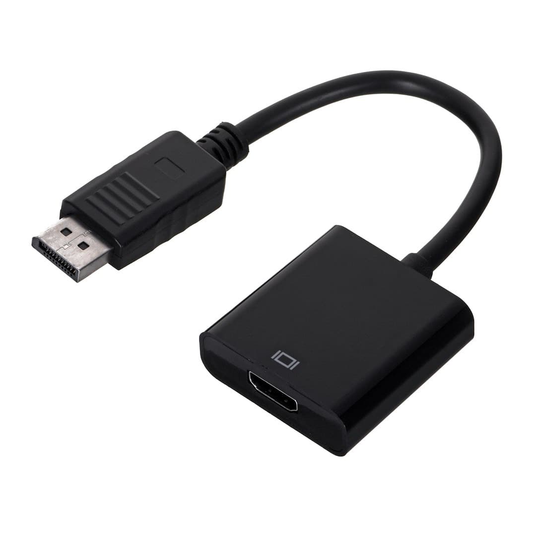 Gembird Adapter DisplayPort do HDMI 0.10m czarny