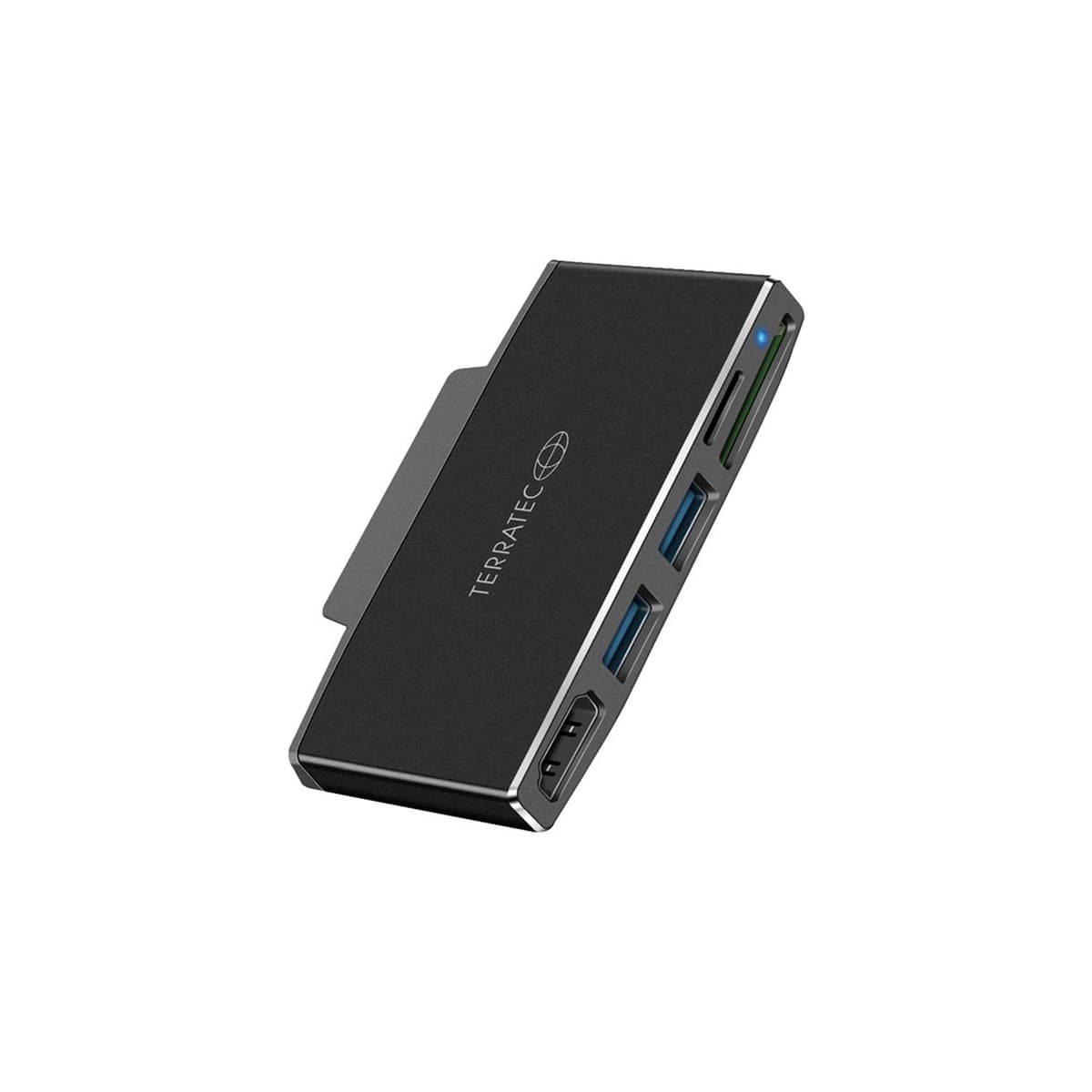 Adapter USB-C HDMI 4K czytnik kart Terratec CONNECT Go1 Czarny