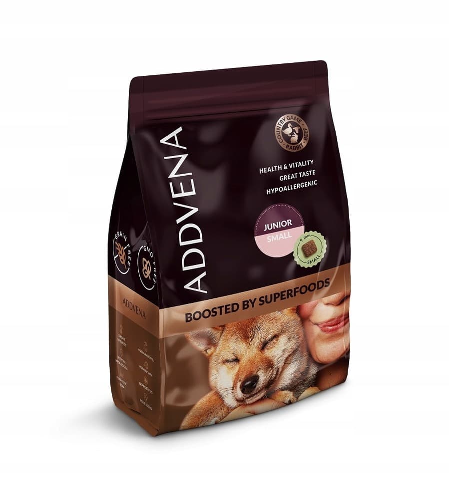 ADDVENA BOOSTED BY SUPERFOODS karma dla szczeniąt małych ras 2,5kg