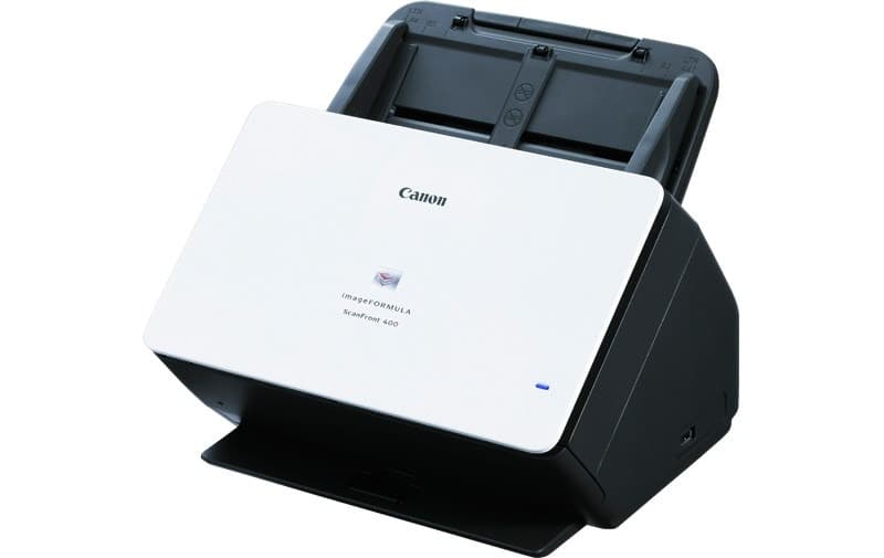 Skaner ADF Canon imageFORMULA ScanFront 400, 216 x 356 mm, 600 x 600 DPI, 45 str./min, Biały