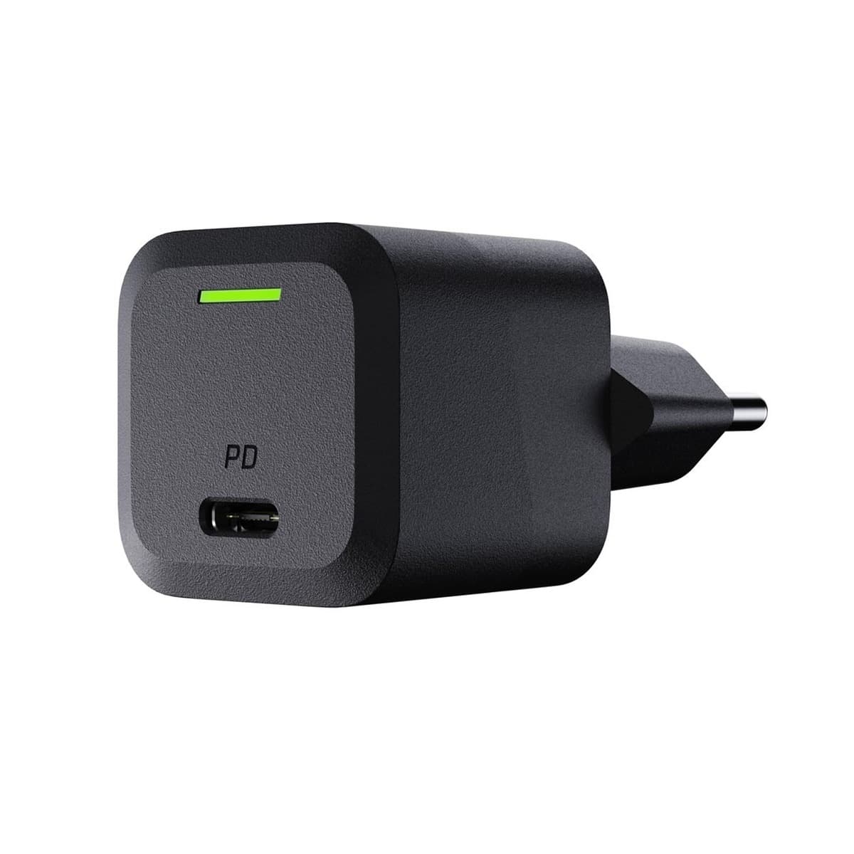 Ładowarka USB-C GaN Green Cell 33W PD 3.0 QC 3.0 czarna