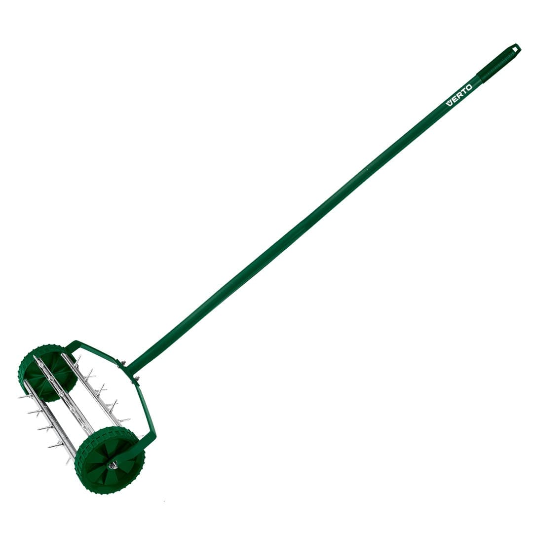 Aerator ręczny walcowy do trawy z 27 kolcami średnica 15 cm