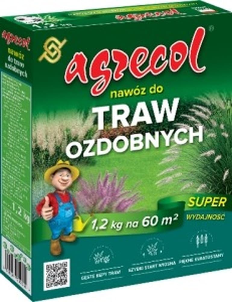 Agrecol nawóz granulowany do trawników ozdobnych 1.2 kg
