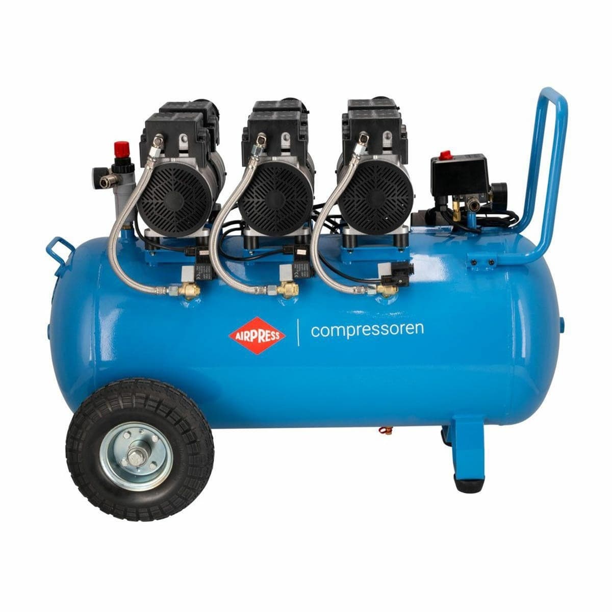 AIRPRESS Kompresor bezolejowy LMO 90-380 90L 3,0KM 280L/min 8 bar 2,25kW