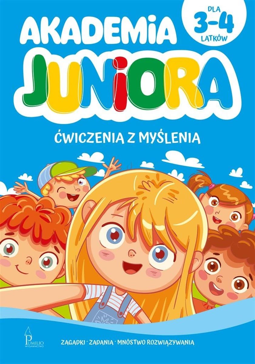 Akademia Juniora Ćwiczenia z myślenia dla dzieci 3-4 lata