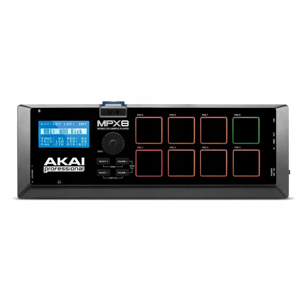 AKAI MPX8 - Mobilny Sample Player