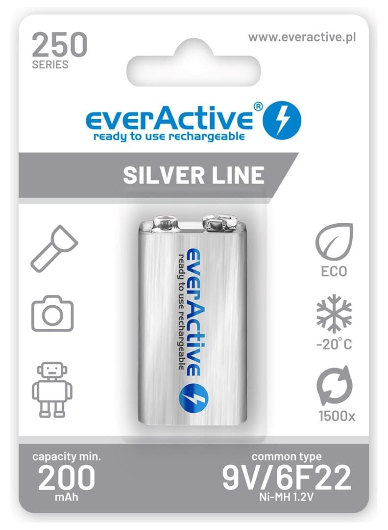 Akumulatorki everActive EVHRL22-250 Ni-MH 250 mAh