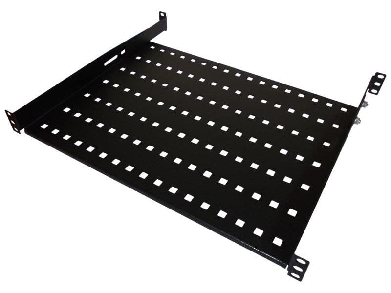 Półka stała Alantec 19 cali 1U głębokość 650 mm czarna
