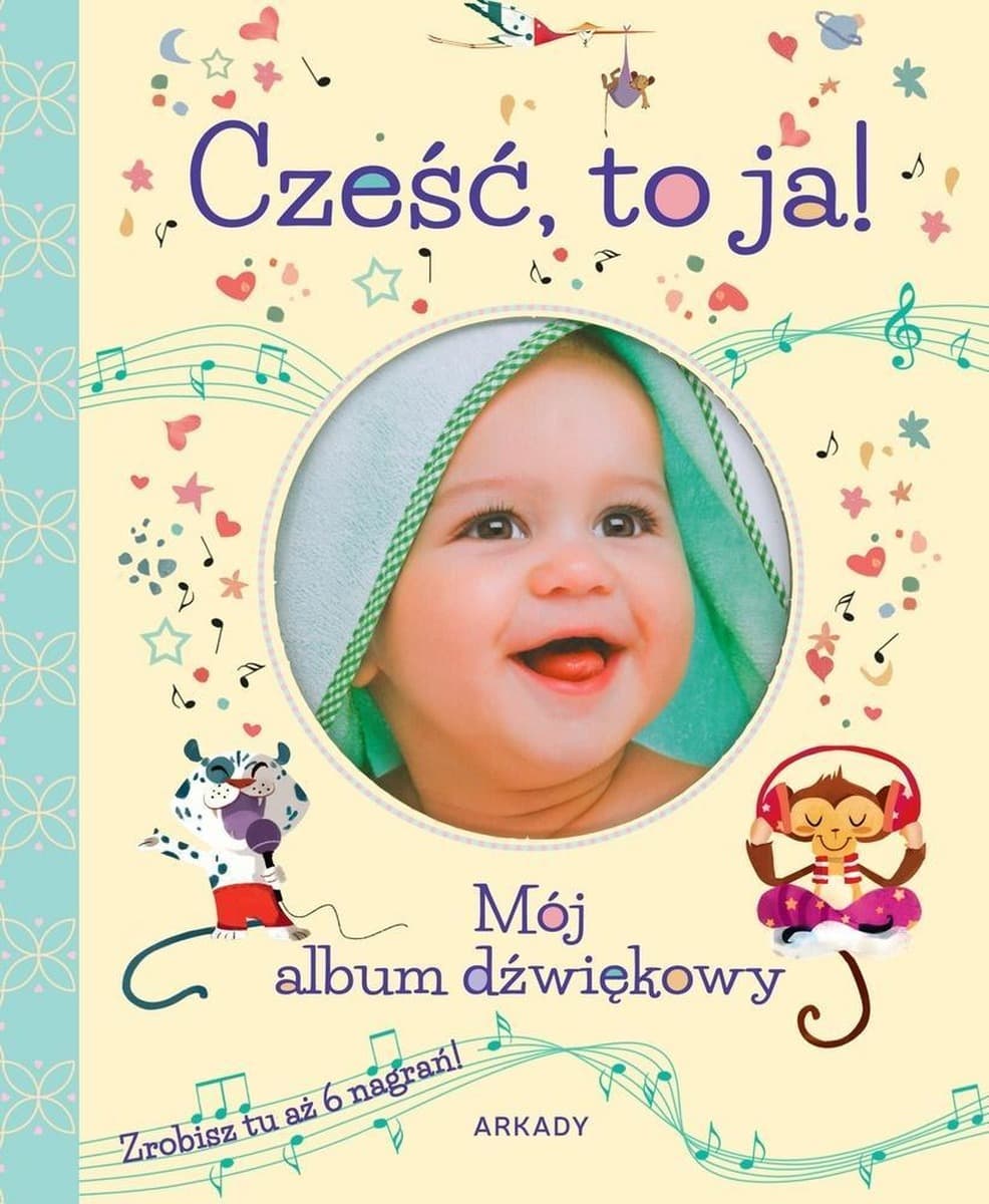 Album dźwiękowy do nagrywania głosu dziecka.