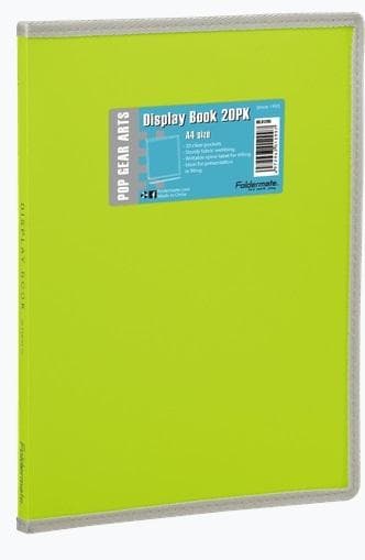 Album ofertowy A4, 20 koszulek jasnozielony
