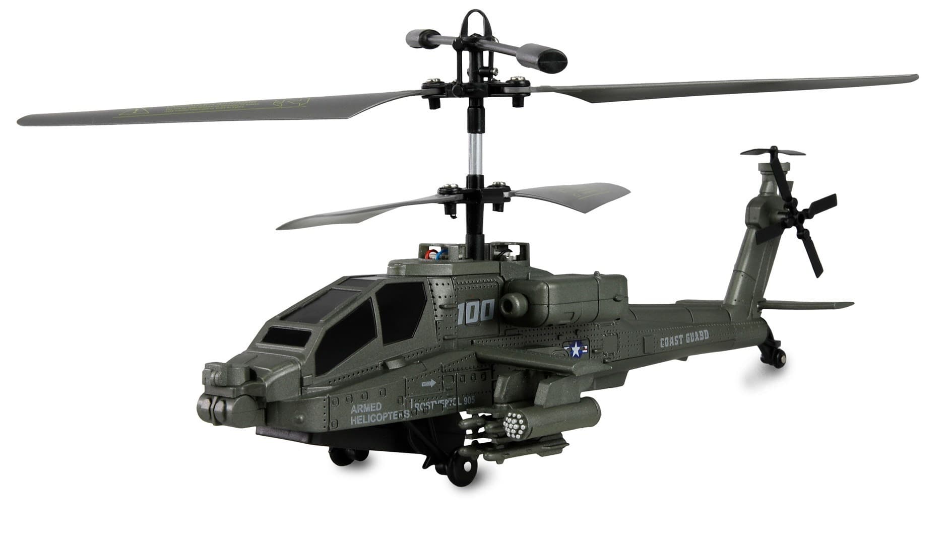 Amewi Apache AH-64 Śmigłowiec Koncentryczny 3.5-kanałowy RTF