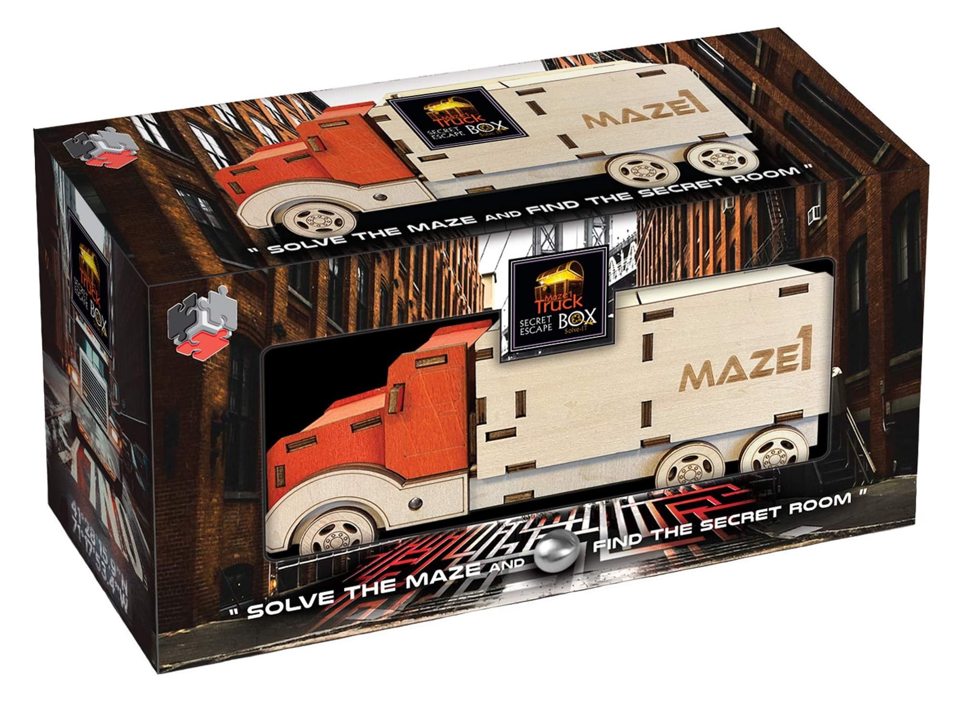 Łamigłówka Escape Box Maze1 Truck Secret poziom 4 z 4