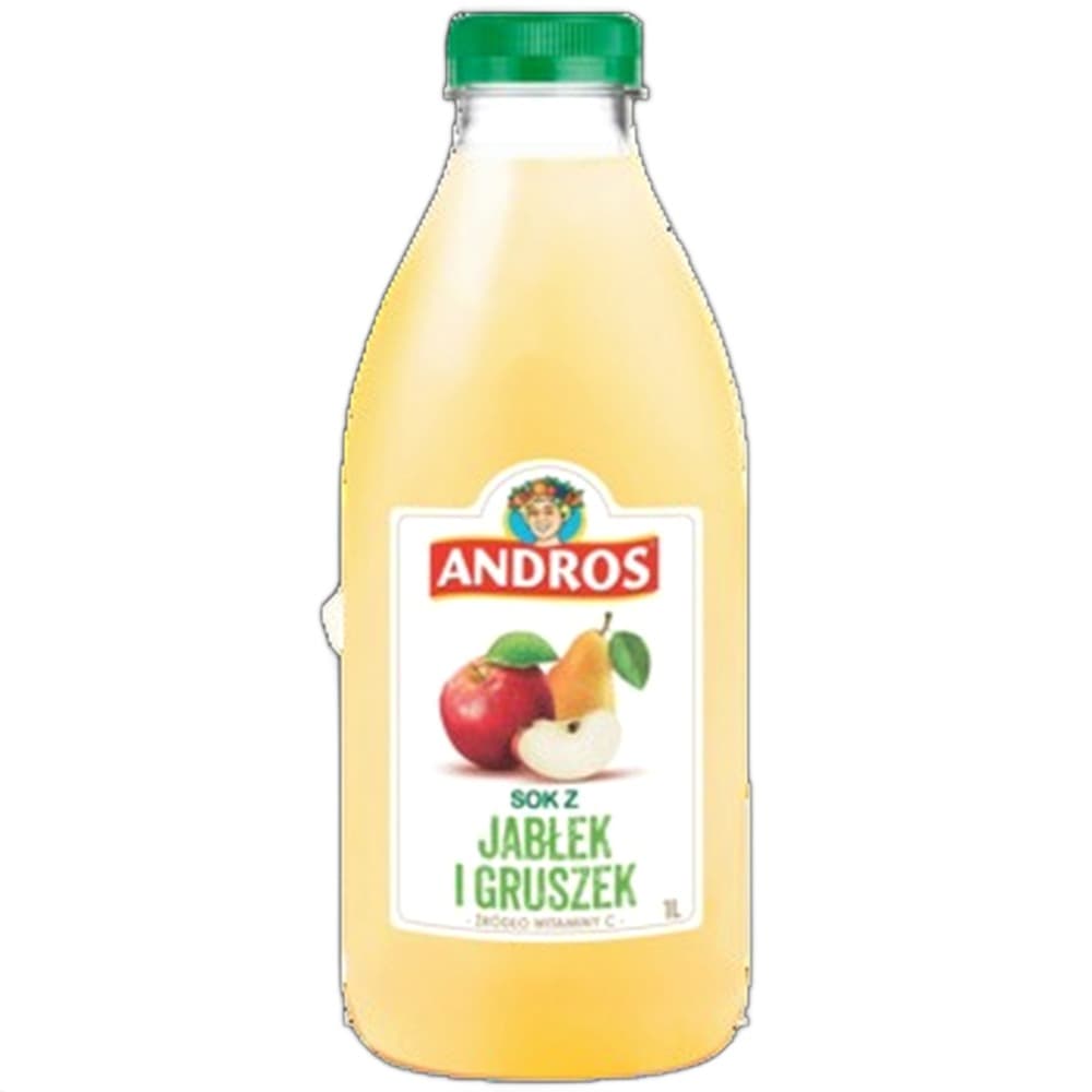 Andros Sok z jabłek i gruszek, z witaminą C 1 l