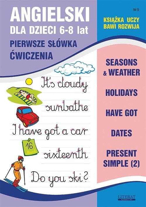 Angielski dla dzieci 6-8 lat: pierwsze słówka i ćwiczenia Literat