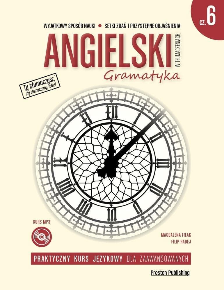 Preston Publishing Angielski w tłumaczeniach - Gramatyka 6, wyd. 3 - Poziom C1-C2