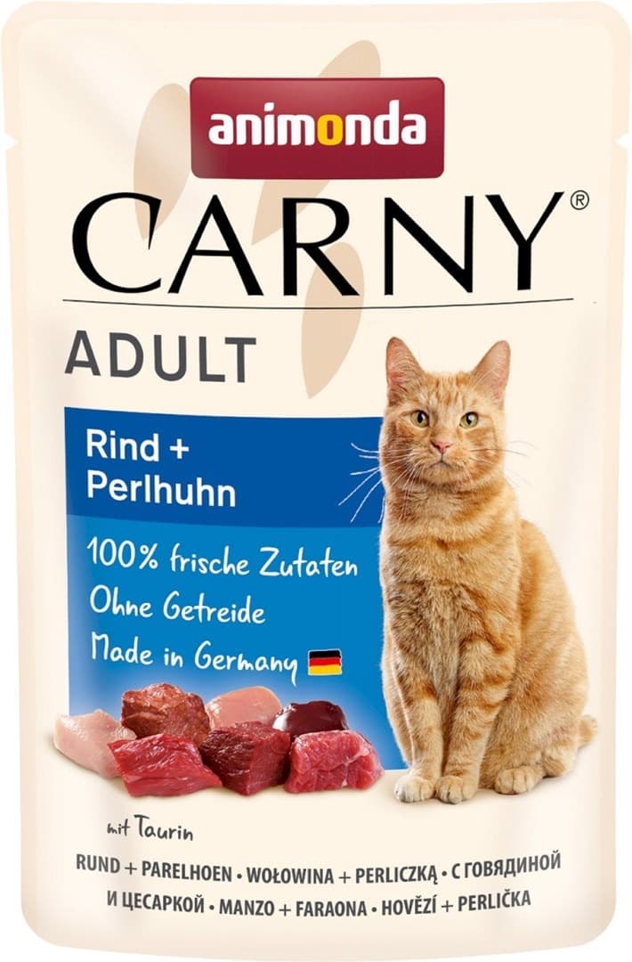 Animonda Carny Adult Wołowina i Przepiórka 85g - Mokra Karma dla Kota