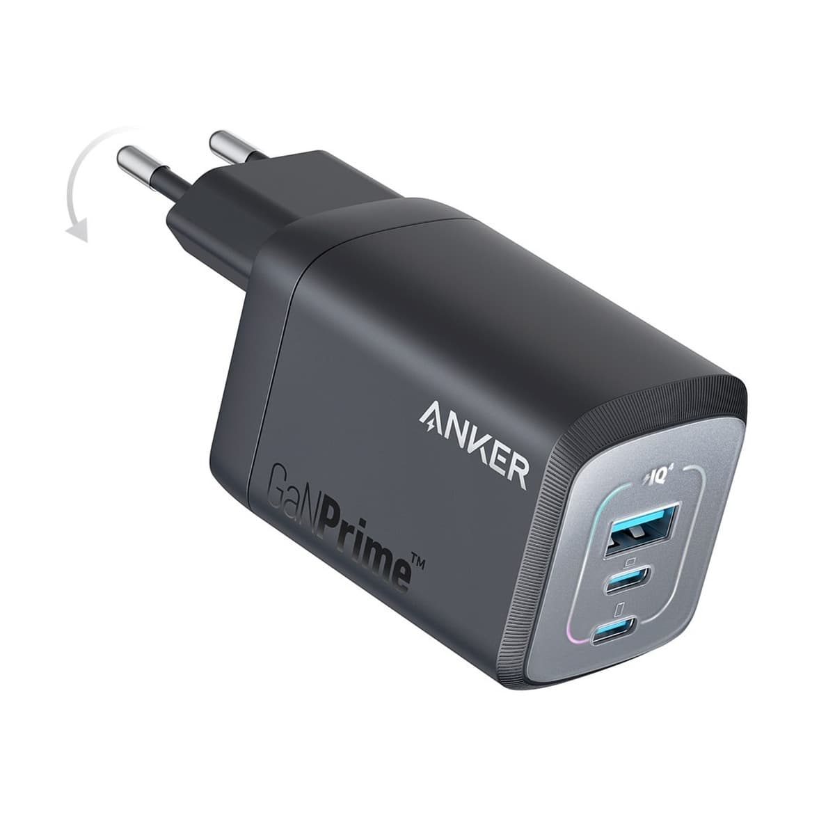 Anker Prime 67W Ładowarka USB-C Czarna Uniwersalna Szybkie Ładowanie