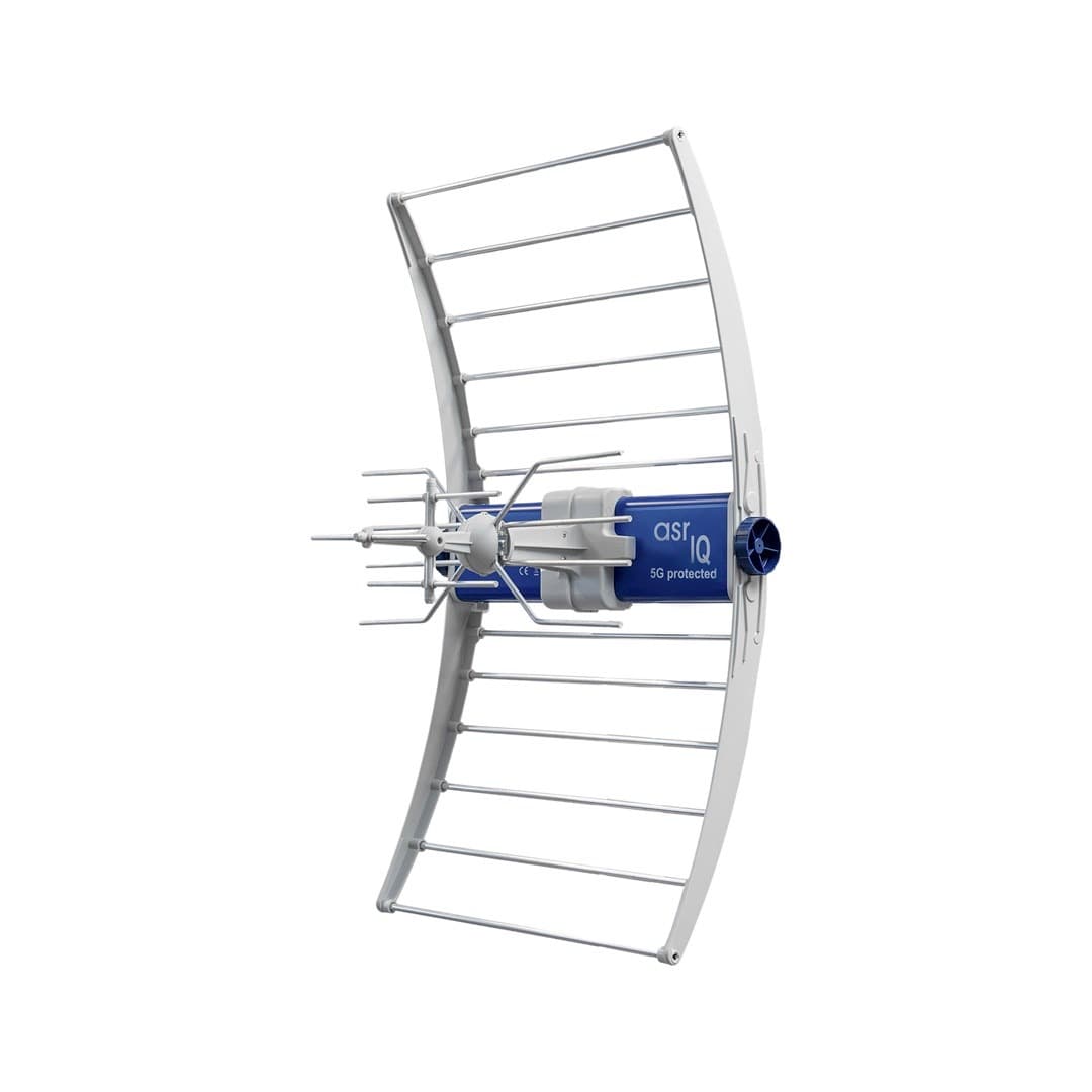 Antena telewizyjna DVB-T/T2 ASR IQ 5G 700 PROTECTED 2023 z zasilaczem Telkom Telmor