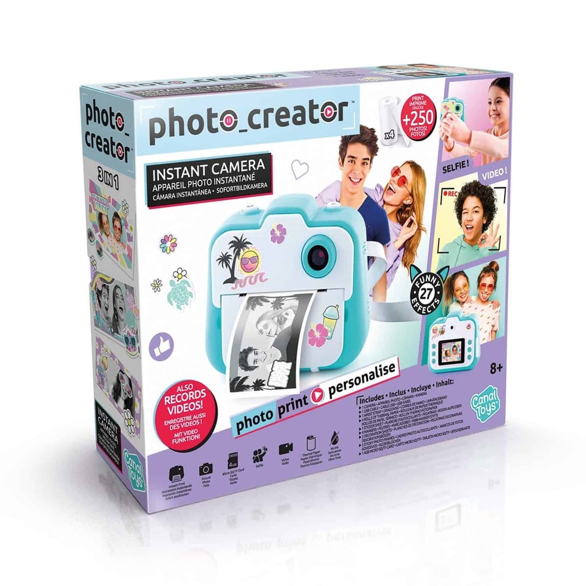 Aparat natychmiastowy Canaltoys z kartą SD