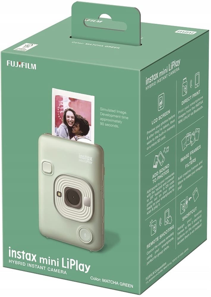 Aparat natychmiastowy Fujifilm Instax Mini LiPlay CMOS 2560 x 1920 px zielony