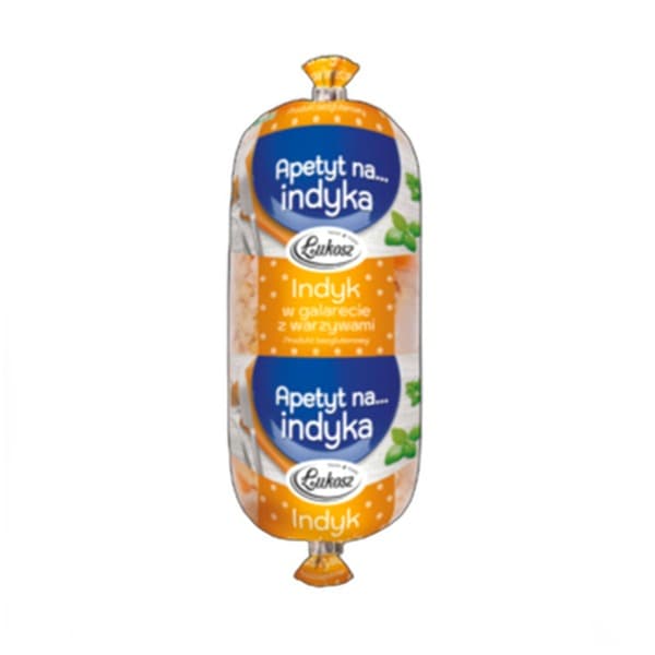 Apetyt na indyka, Indyk w galarecie z warzywami 400g.