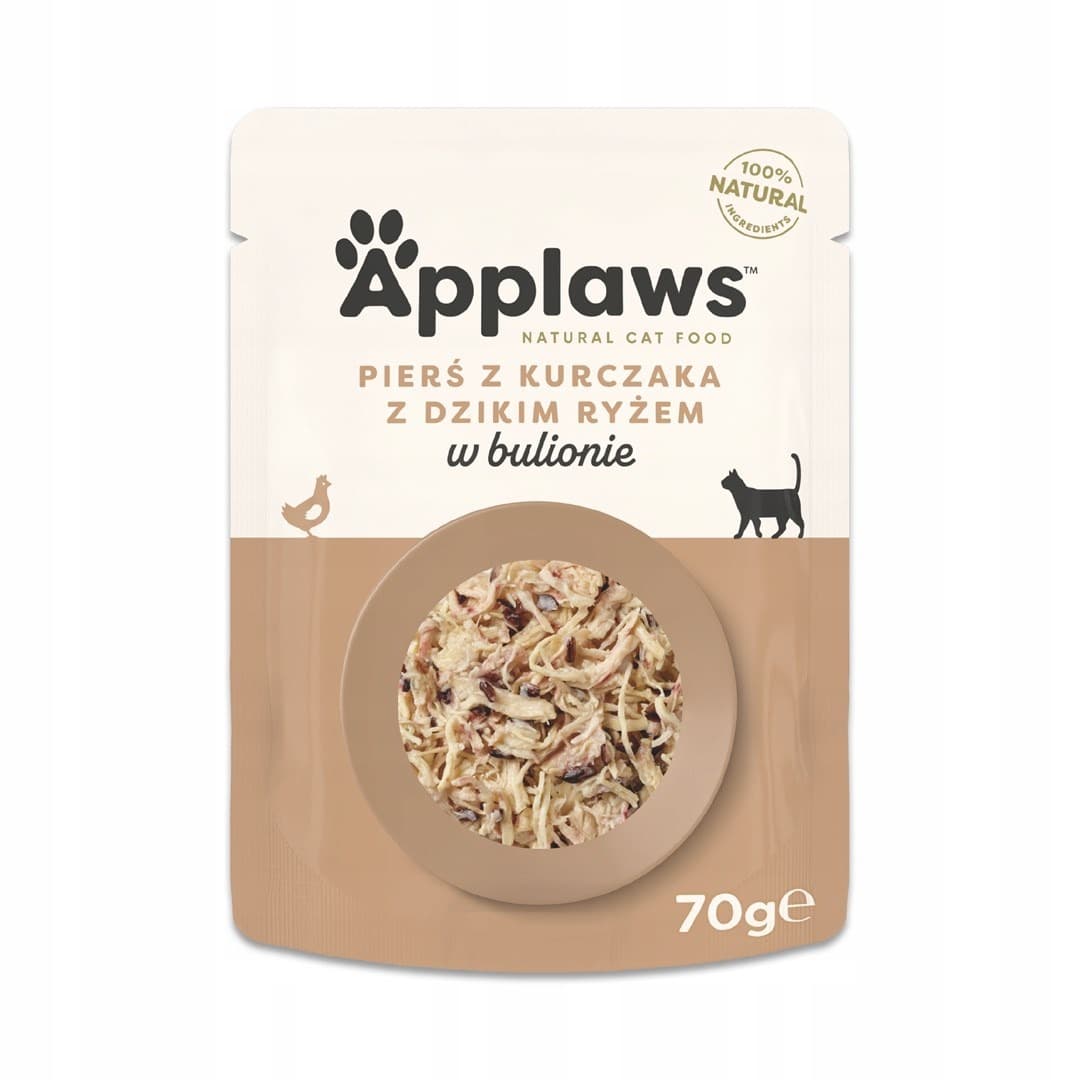 Applaws Karma dla Kota Kurczak z Ryżem Mokra 70g
