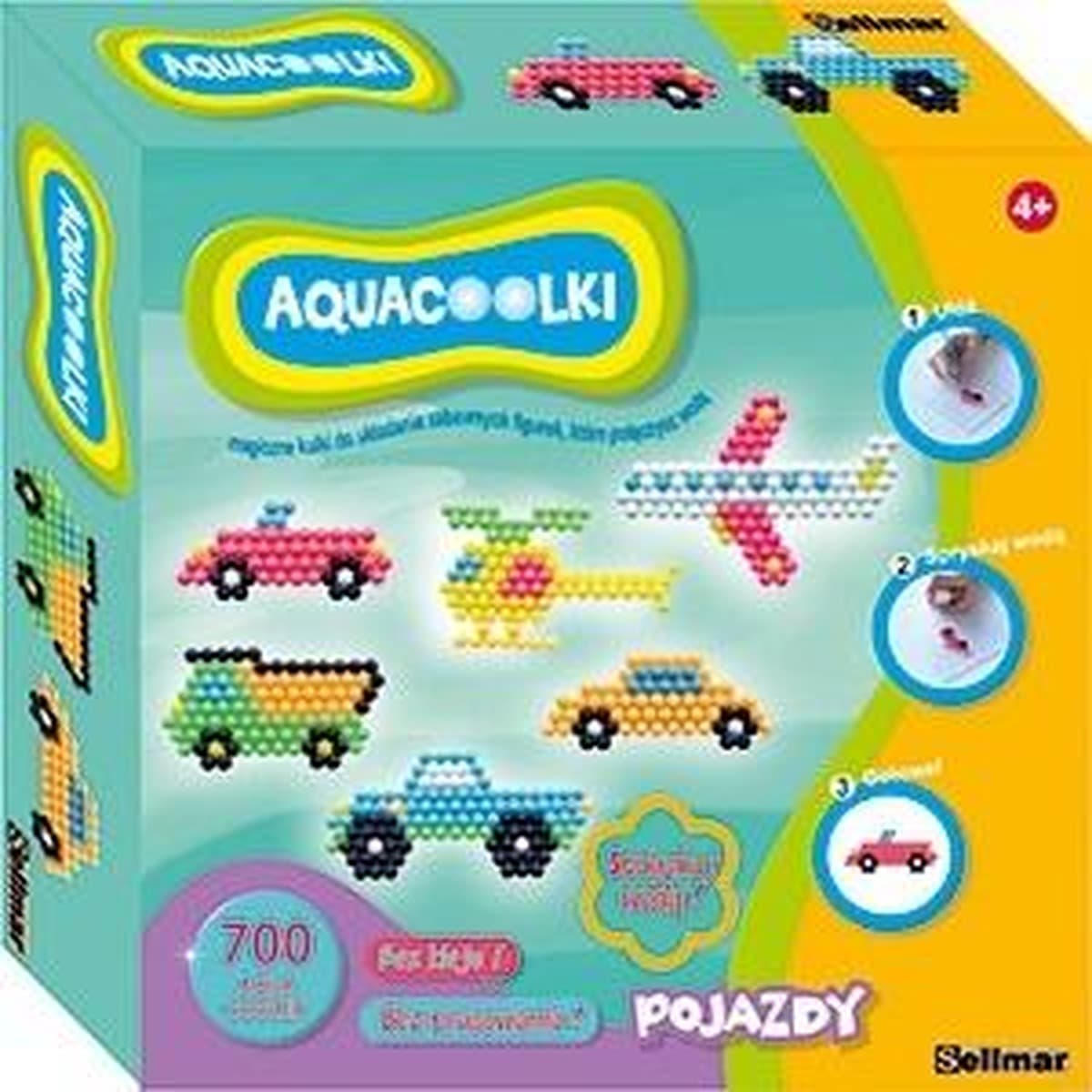 Aquacoolki Sellmar Pojazdy Zestaw Kreatywny