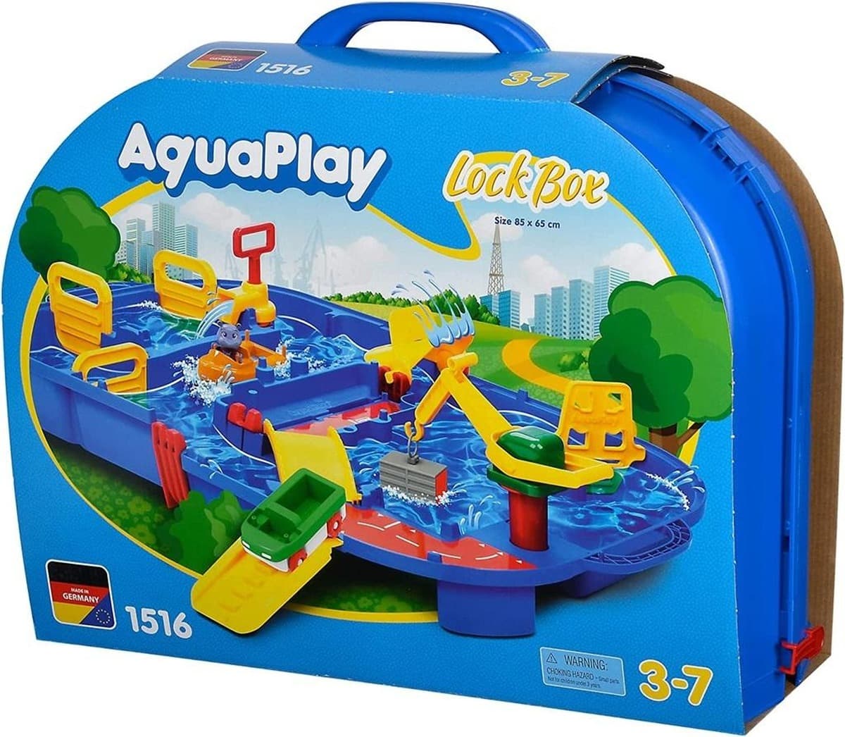 AquaPlay Tor wodny przenośny w walizce LockBox 27 elementów