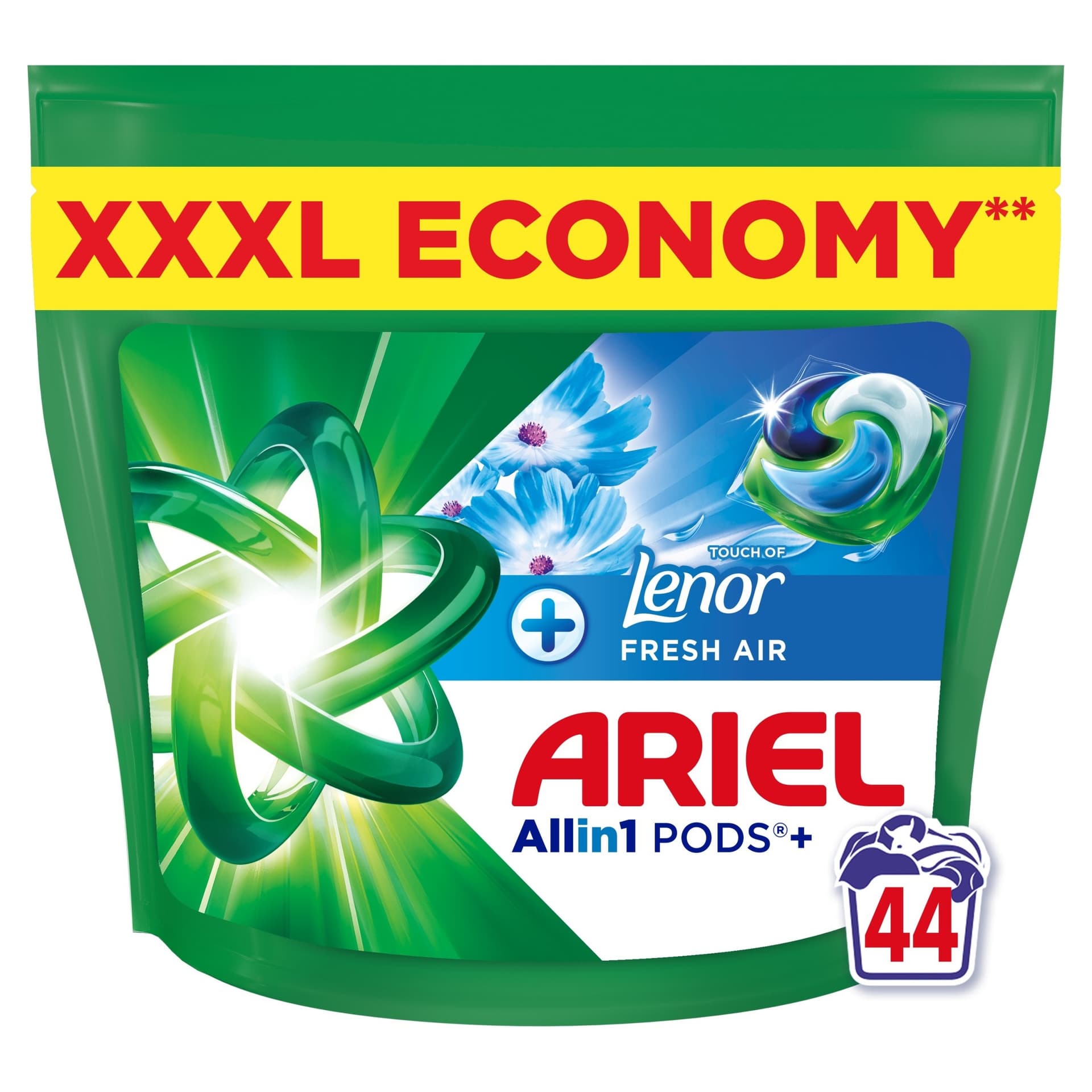 Ariel Allin1 PODS+ Touch of Lenor Fresh Air Kapsułki do prania, 44 prań