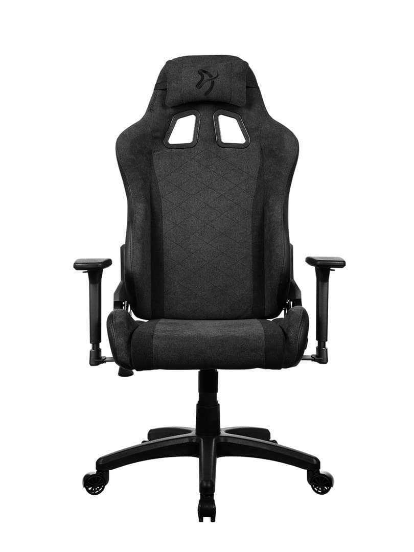 Fotel gamingowy Arozzi Avanti Dark Grey SoftFabric z tapicerowanym siedziskiem