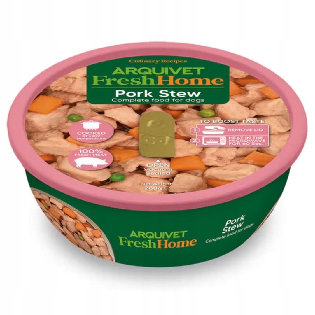 Arquivet Fresh Home Gulasz Wieprzowy dla psów 280g