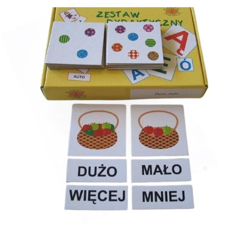 Arson Zestaw edukacyjny dla dzieci Dużo-Mało Ćwiczenia Logopedyczne