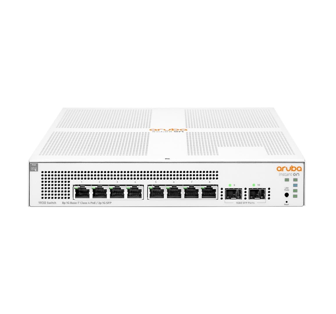 Aruba Instant On 1930 przełącznik zarządzalny L2+ Gigabit Ethernet biały