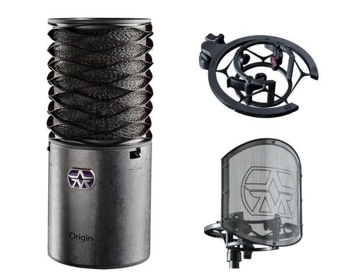 Aston Microphones Origin Bundle - Mikrofon pojemnościowy z akcesoriami