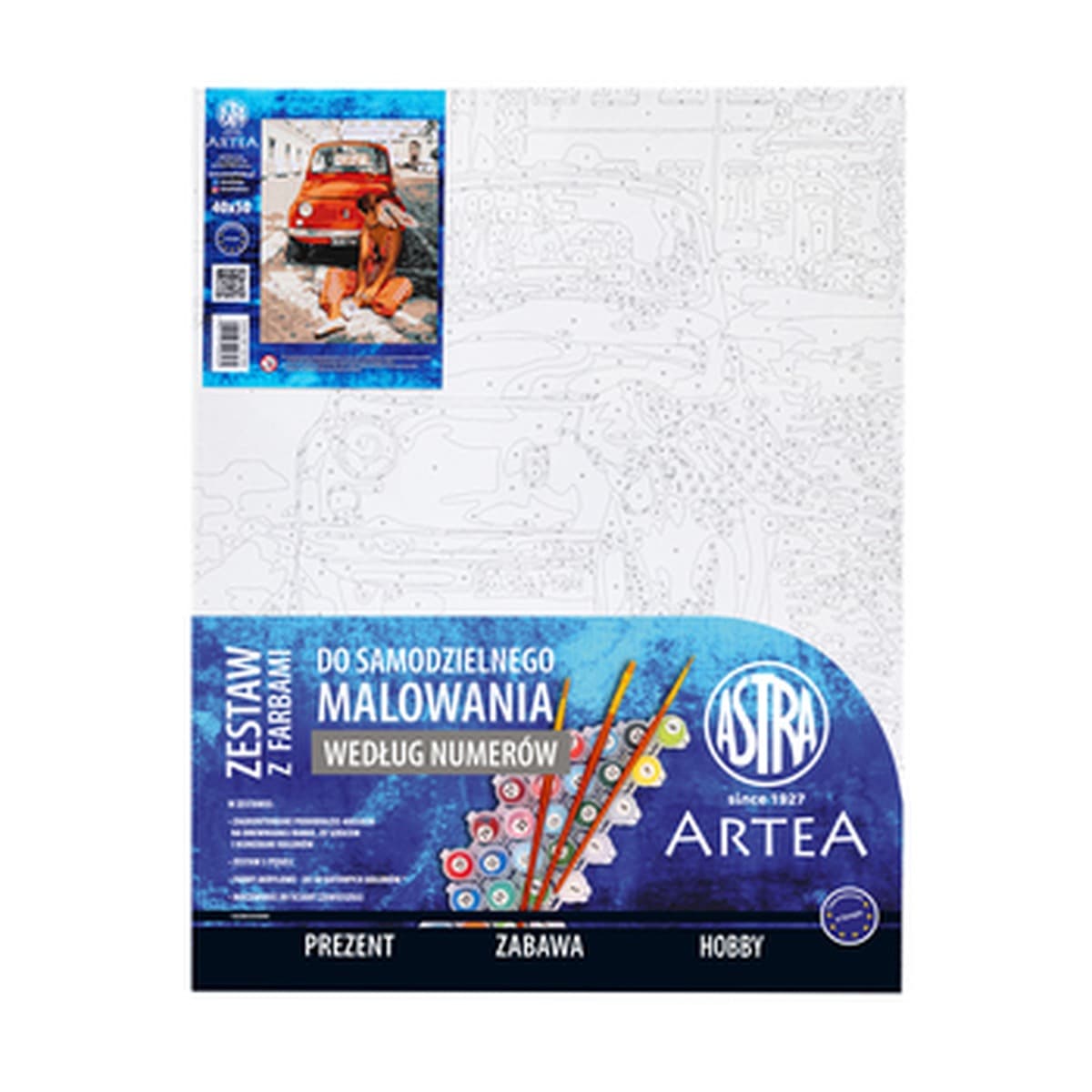 Astra Artea Malowanie po Numerach Wakacyjne Wspomnienia 40x50cm