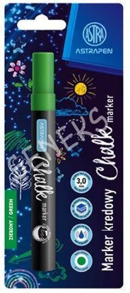 Astra Marker Kredowy Astrapen Okrągły Zielony