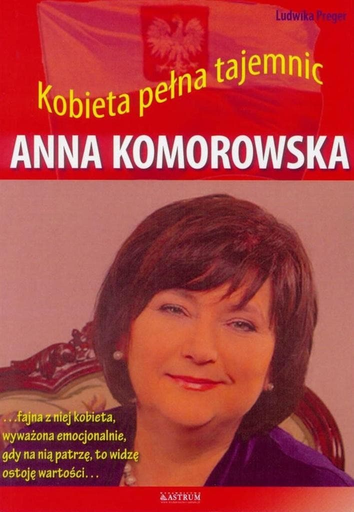 Anna Komorowska - biografia Pierwszej Damy Astrum tajemnice życia prywatnego