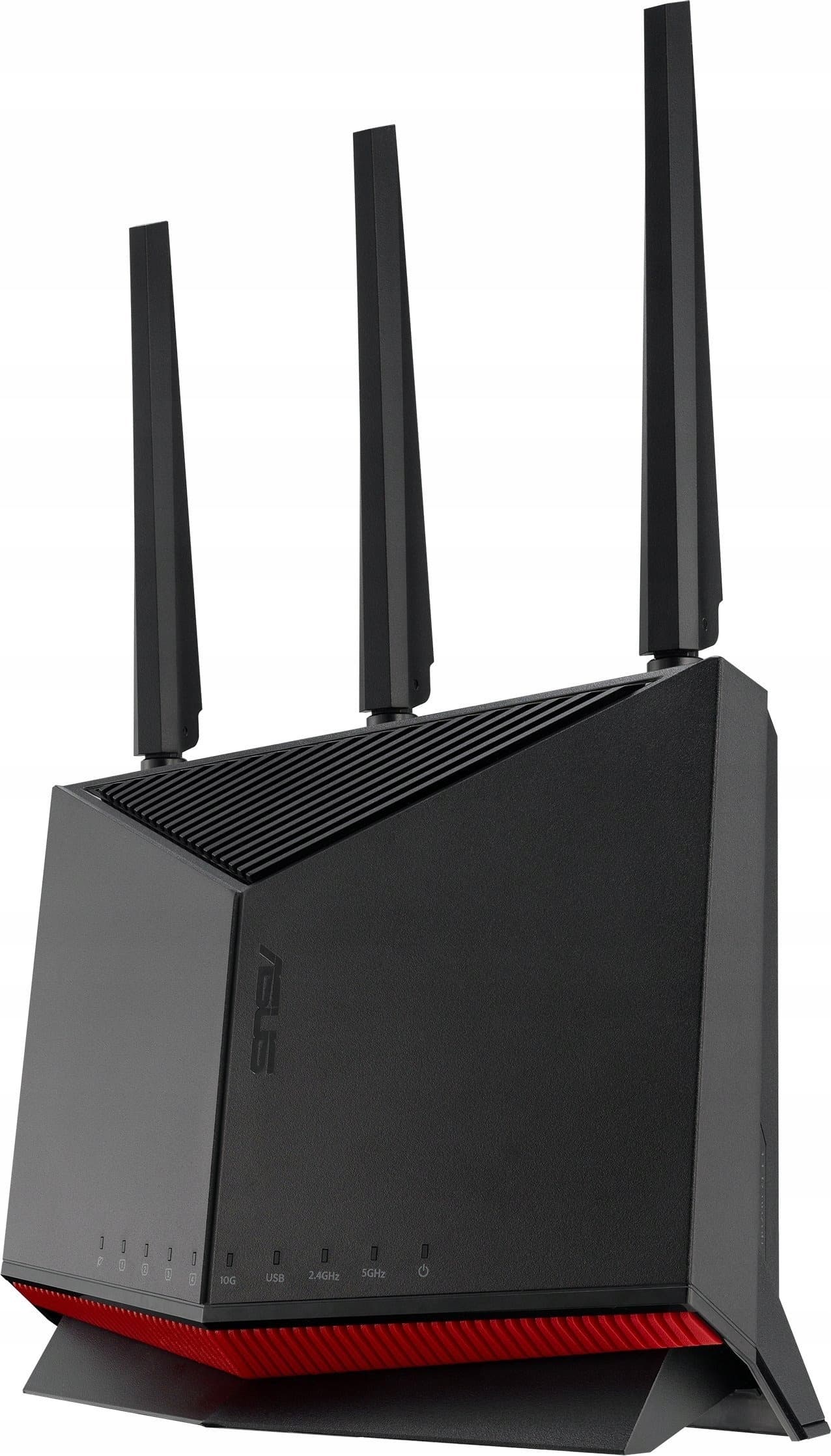 ASUS RT-BE86U Router bezprzewodowy dwupasmowy 10 Gigabit Ethernet czarny