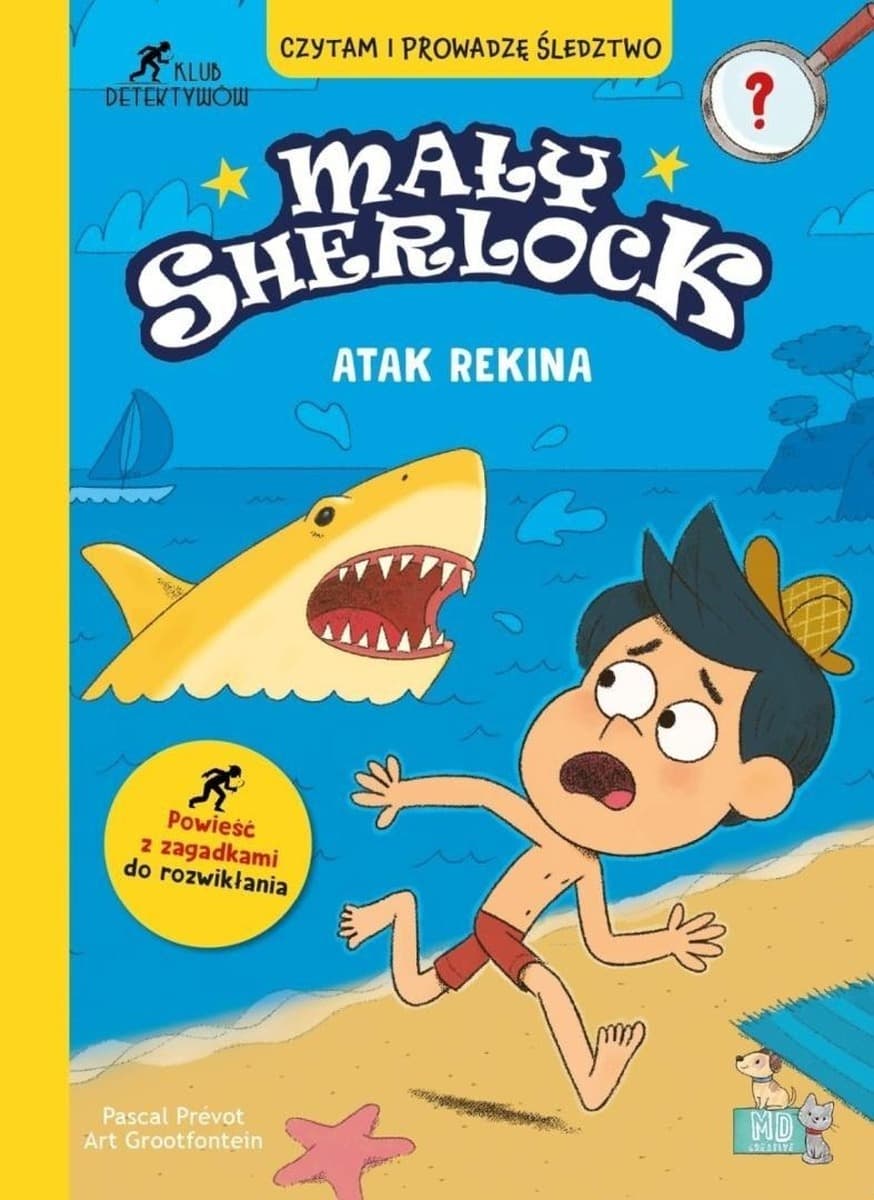 Atak rekina. Książka Mały Sherlock dla dzieci