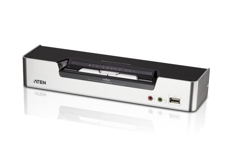 ATEN CS1642A 2-portowy przełącznik KVM z możliwością montażu w szafie rack